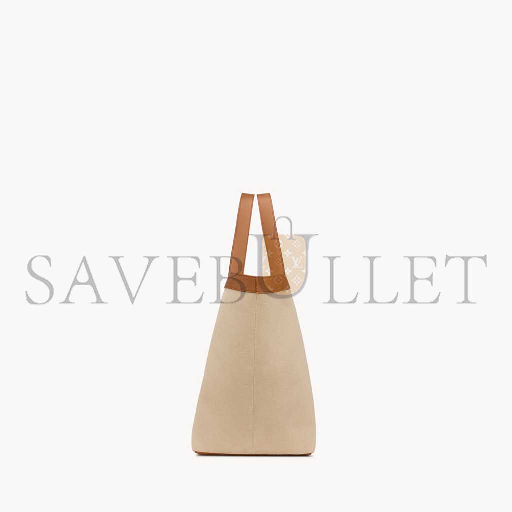 Y*L y tote in canvas and leather 817602fac7t9856 (38*33*16cm)
